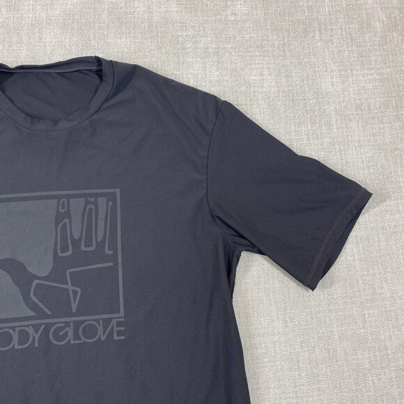Body Glove Shirt Mens Medium Black Performance Stretch Quick Dry Surf Active Tee - Picture 3 of 11